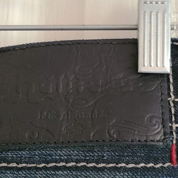 REMETEE Destructed Destroyed Straight Fit Jeans 04RS401 Men's 33‎ x 33 - Picture 12 of 16